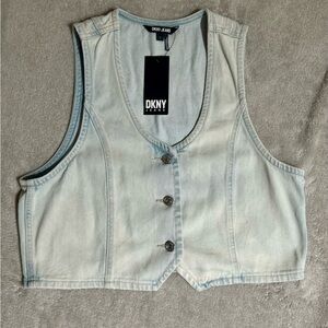 DKNY Jeans vest skylight new
